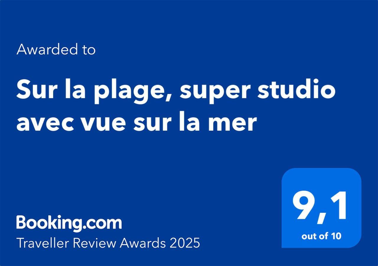 Sur La Plage, Super Studio Avec Vue Sur La Mer Plage dʼArgelès Exterior foto